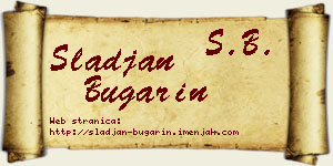 Slađan Bugarin vizit kartica